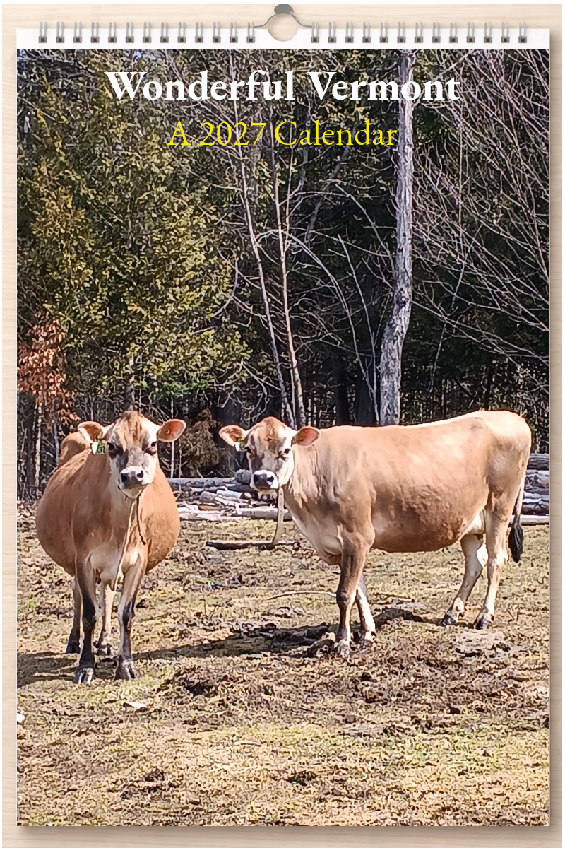 Wonderful Vermont: A 2027 Calendar