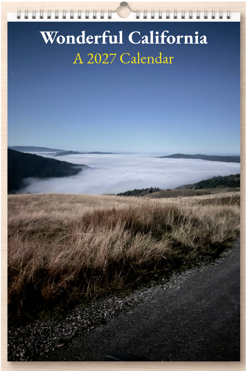 Wonderful California: A 2027 Calendar