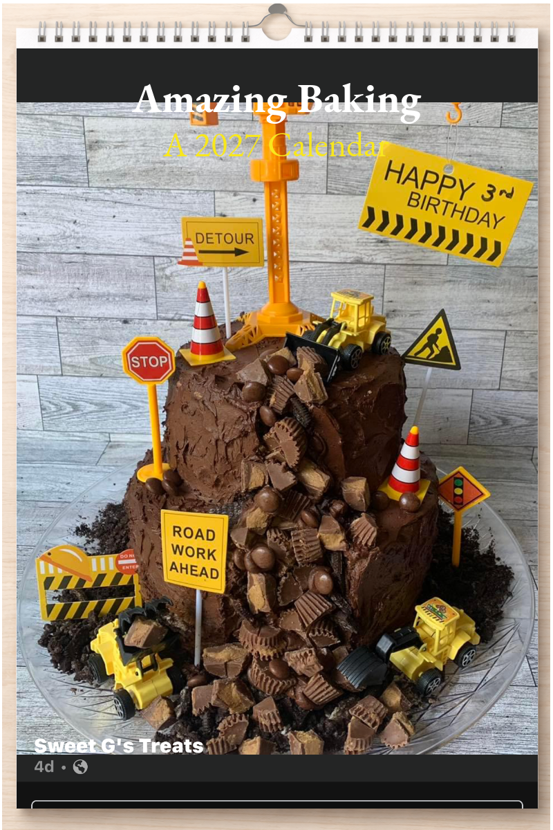 Amazing Baking: A 2027 Calendar