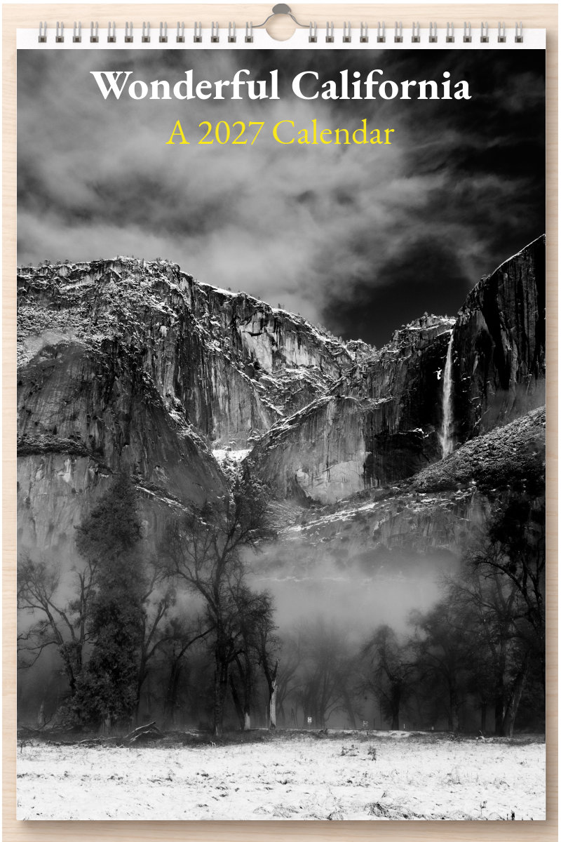 Wonderful California: A 2027 Calendar