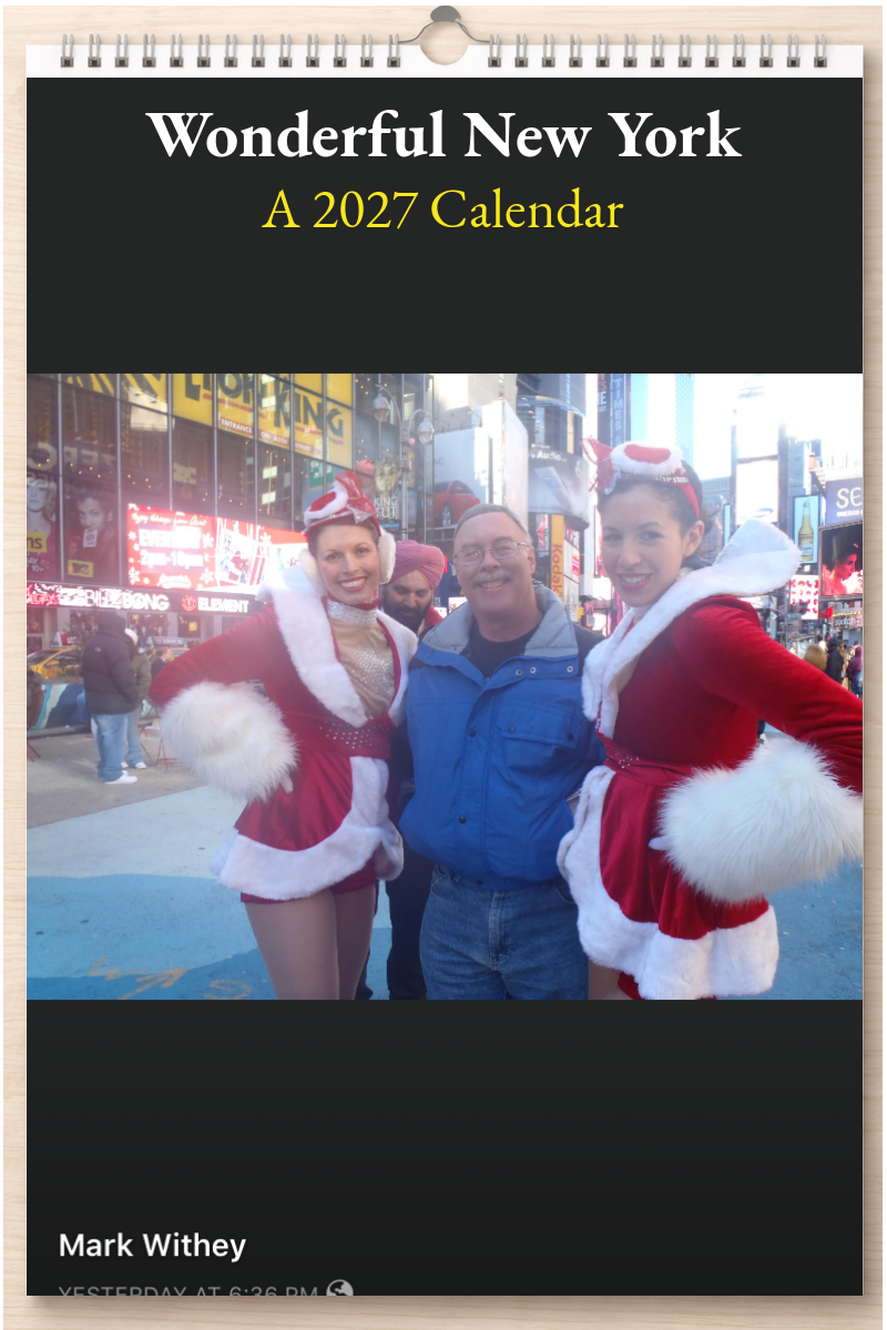 Wonderful New York: A 2027 Calendar