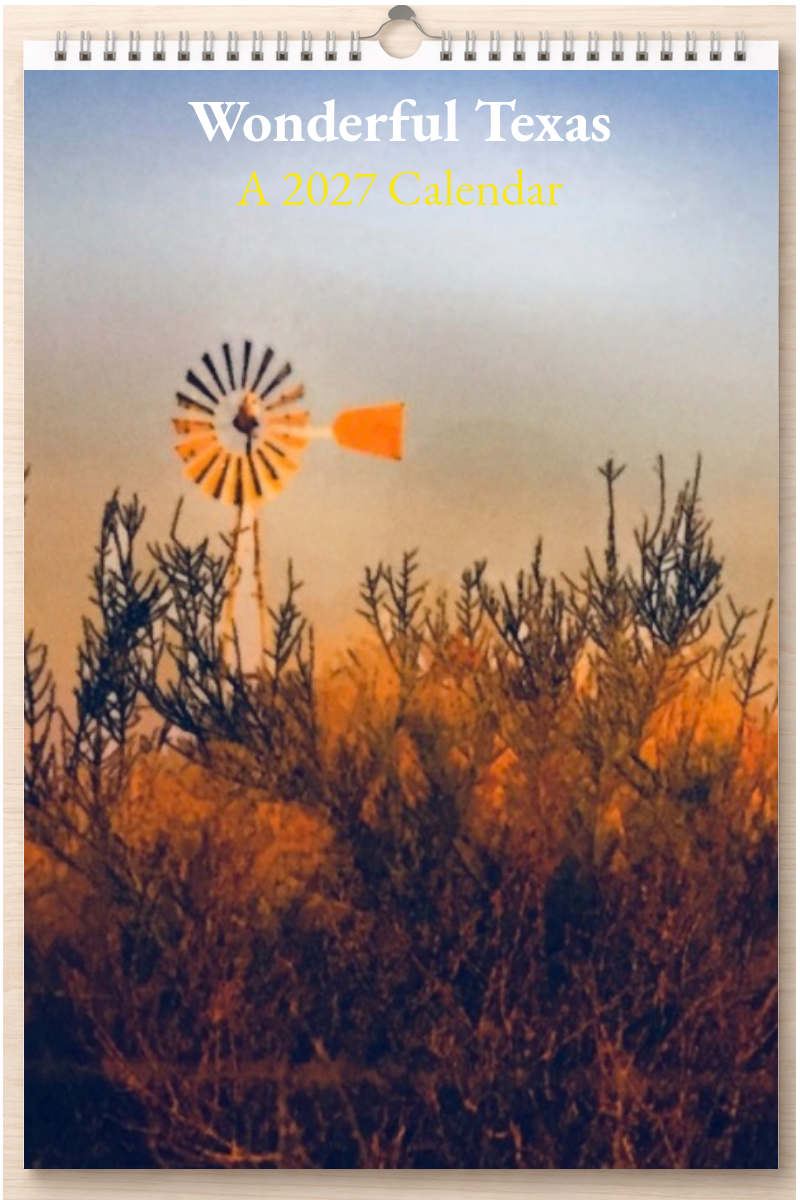 Wonderful Texas: A 2027 Calendar