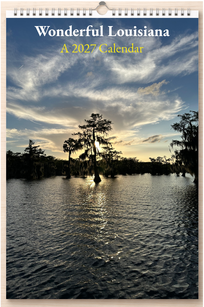 Wonderful Louisiana: A 2027 Calendar