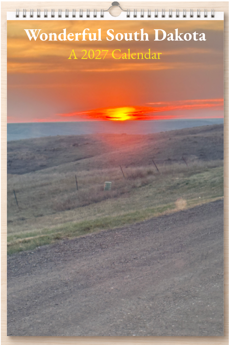 Wonderful South Dakota: A 2027 Calendar