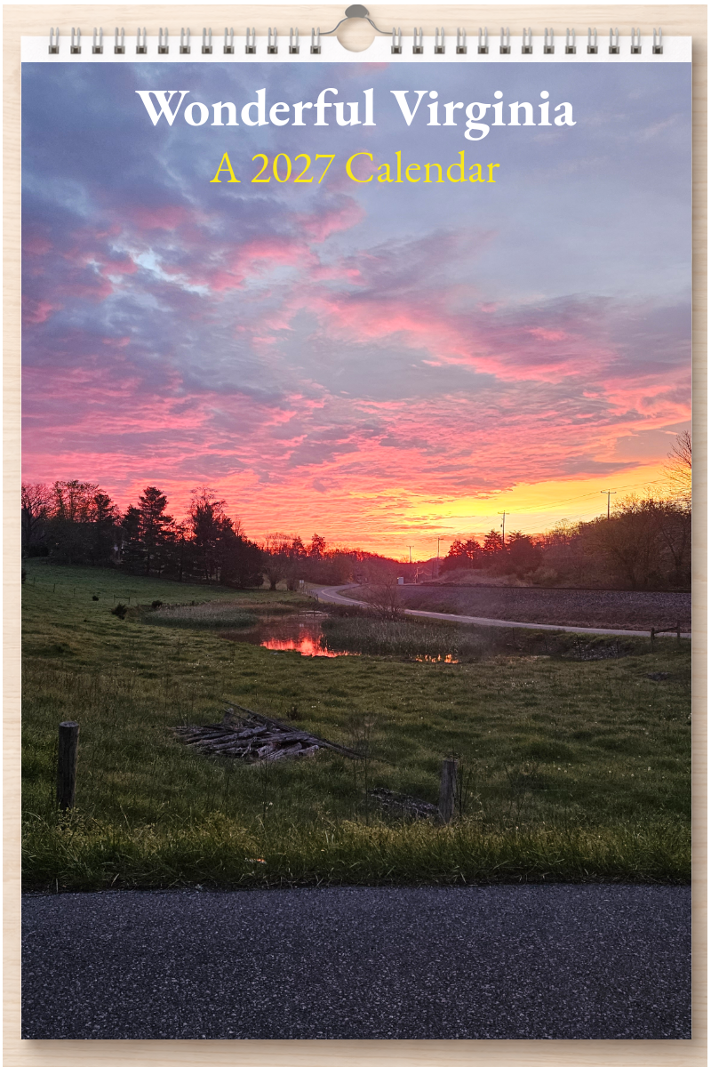 Wonderful Virginia: A 2027 Calendar