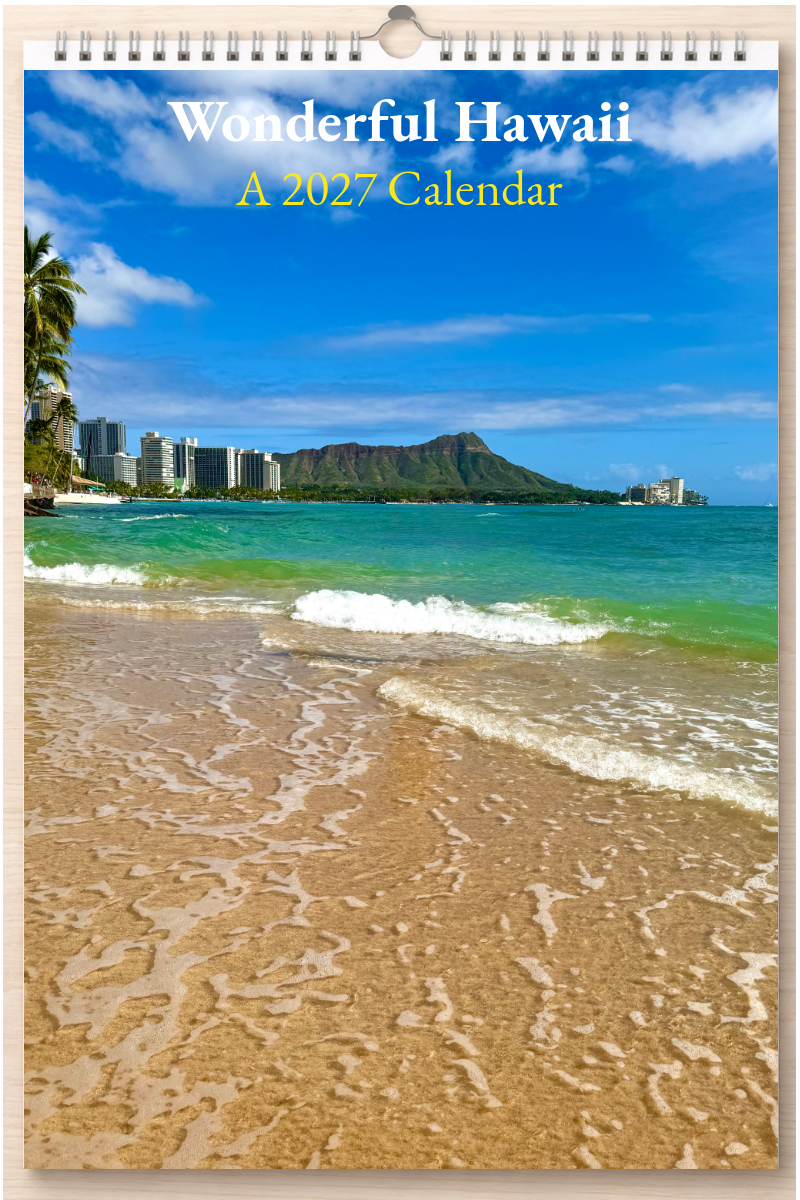Wonderful Hawaii: A 2027 Calendar