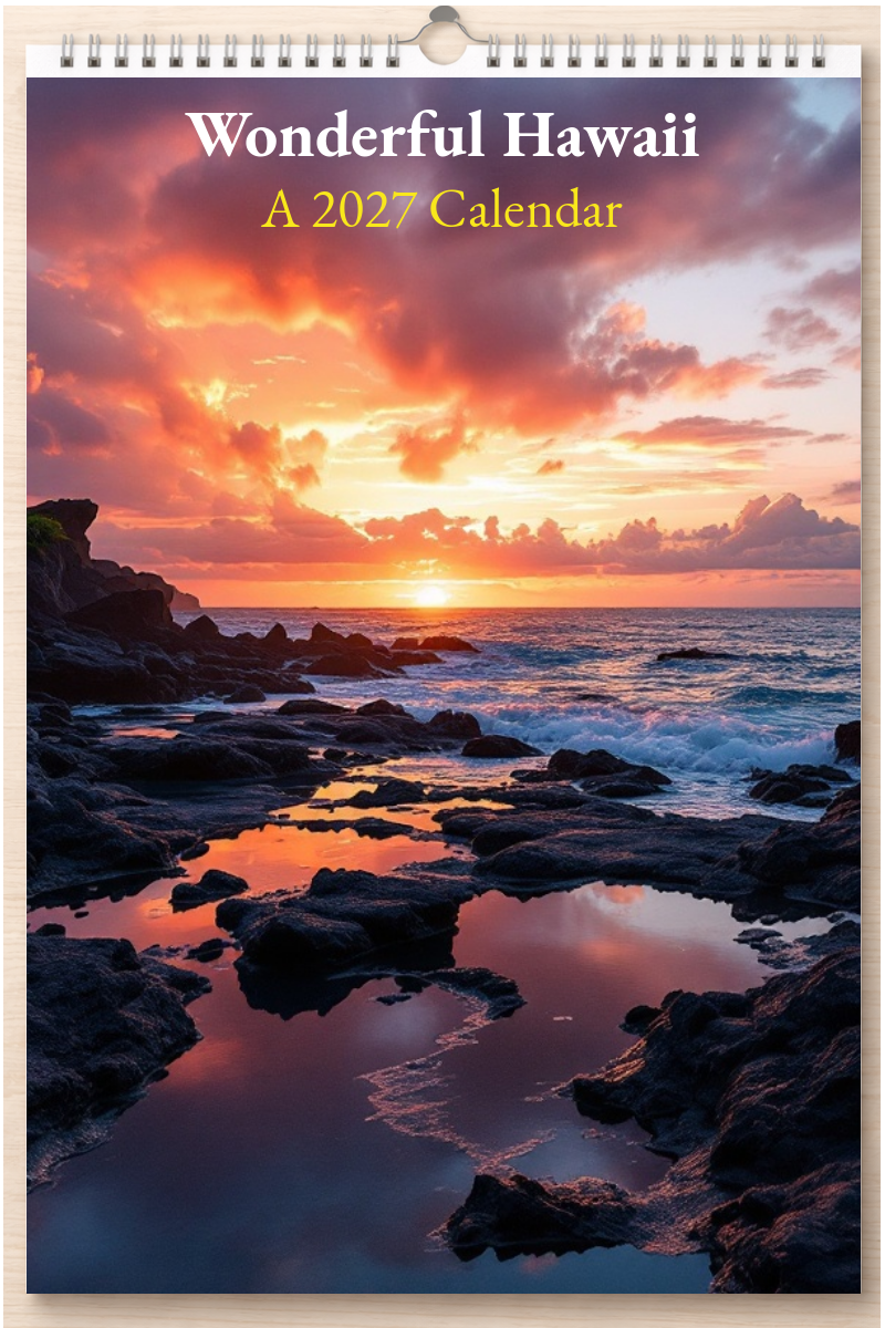 Wonderful Hawaii: A 2027 Calendar