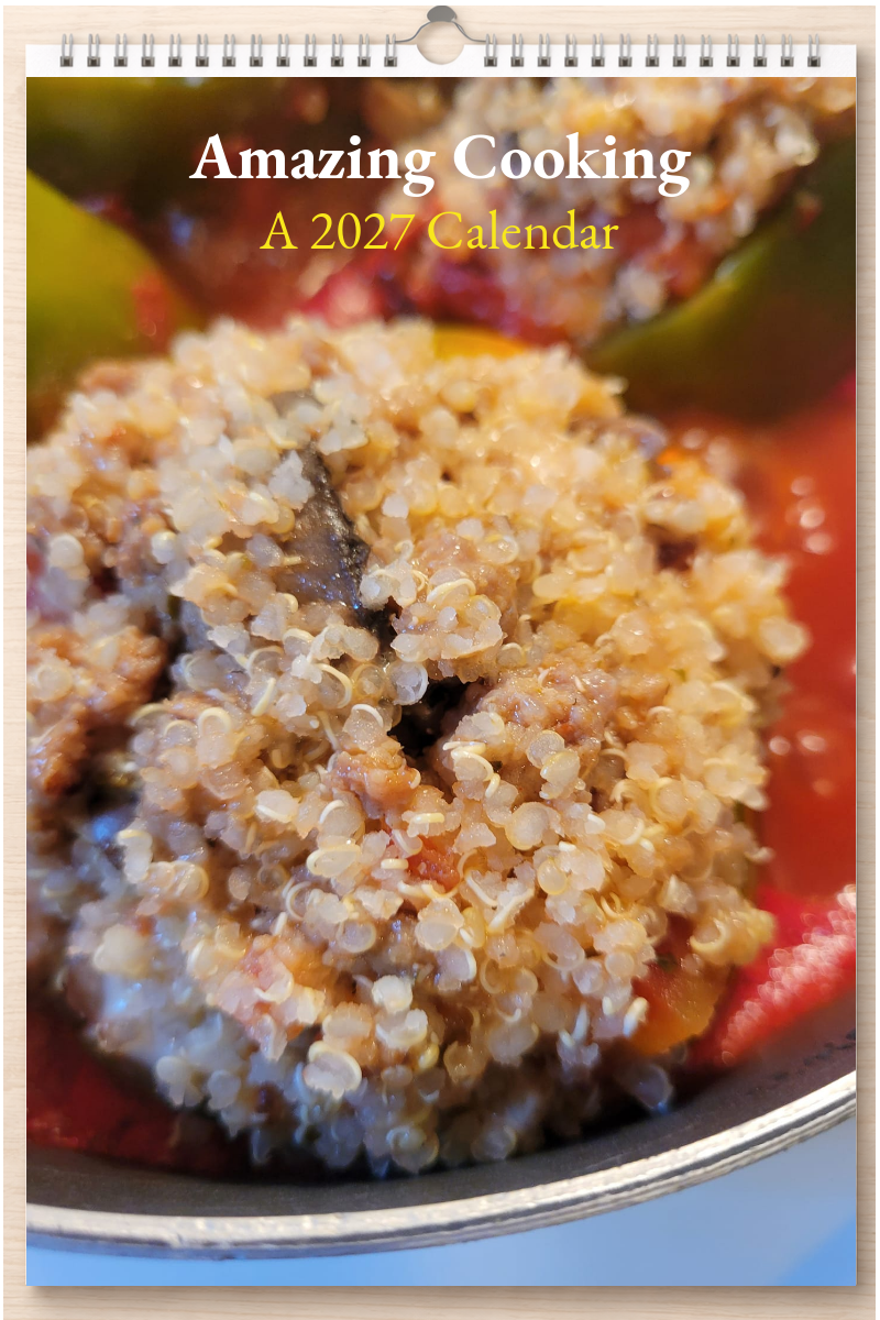 Amazing Cooking: A 2027 Calendar