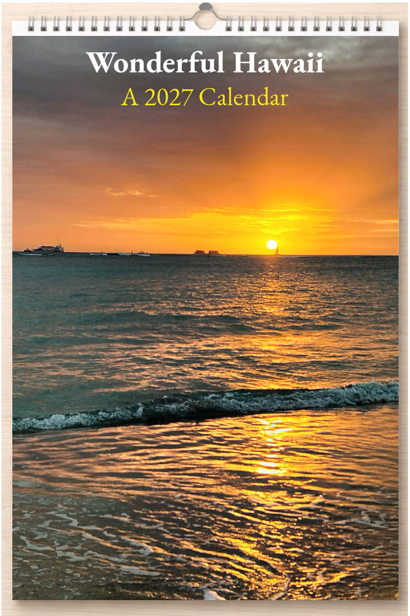Wonderful Hawaii: A 2027 Calendar
