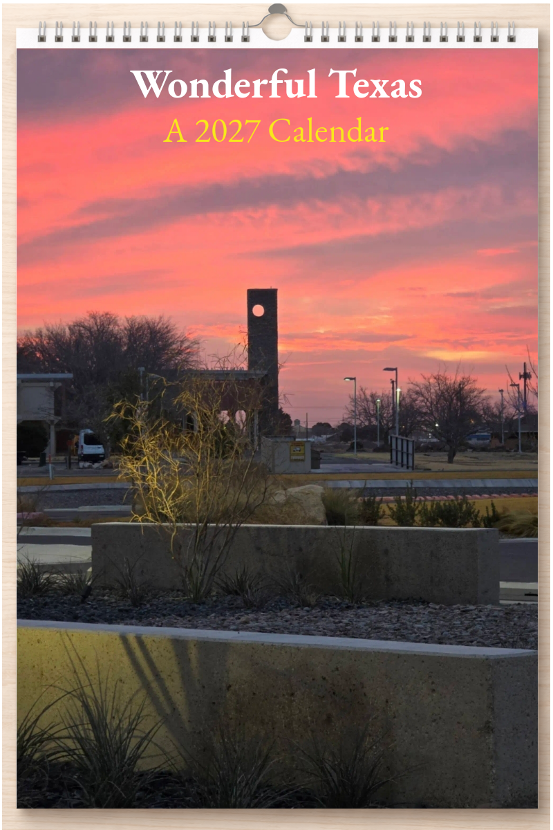 Wonderful Texas: A 2027 Calendar