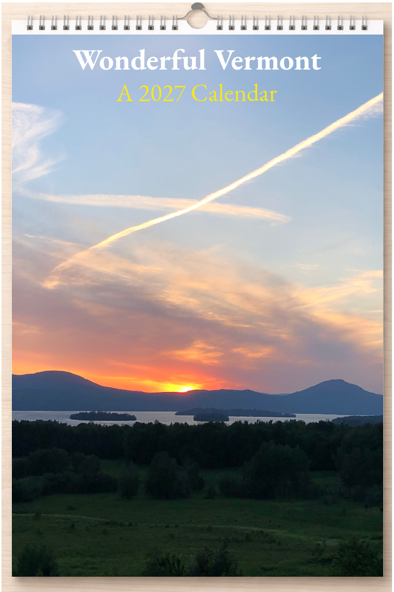 Wonderful Vermont: A 2027 Calendar