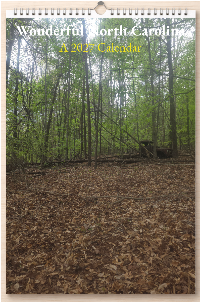 Wonderful North Carolina: A 2027 Calendar