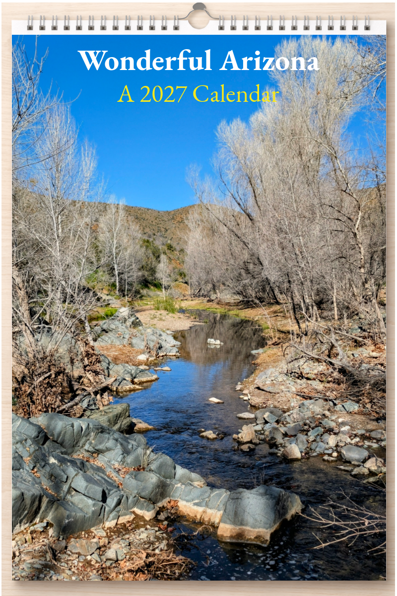 Wonderful Arizona: A 2027 Calendar