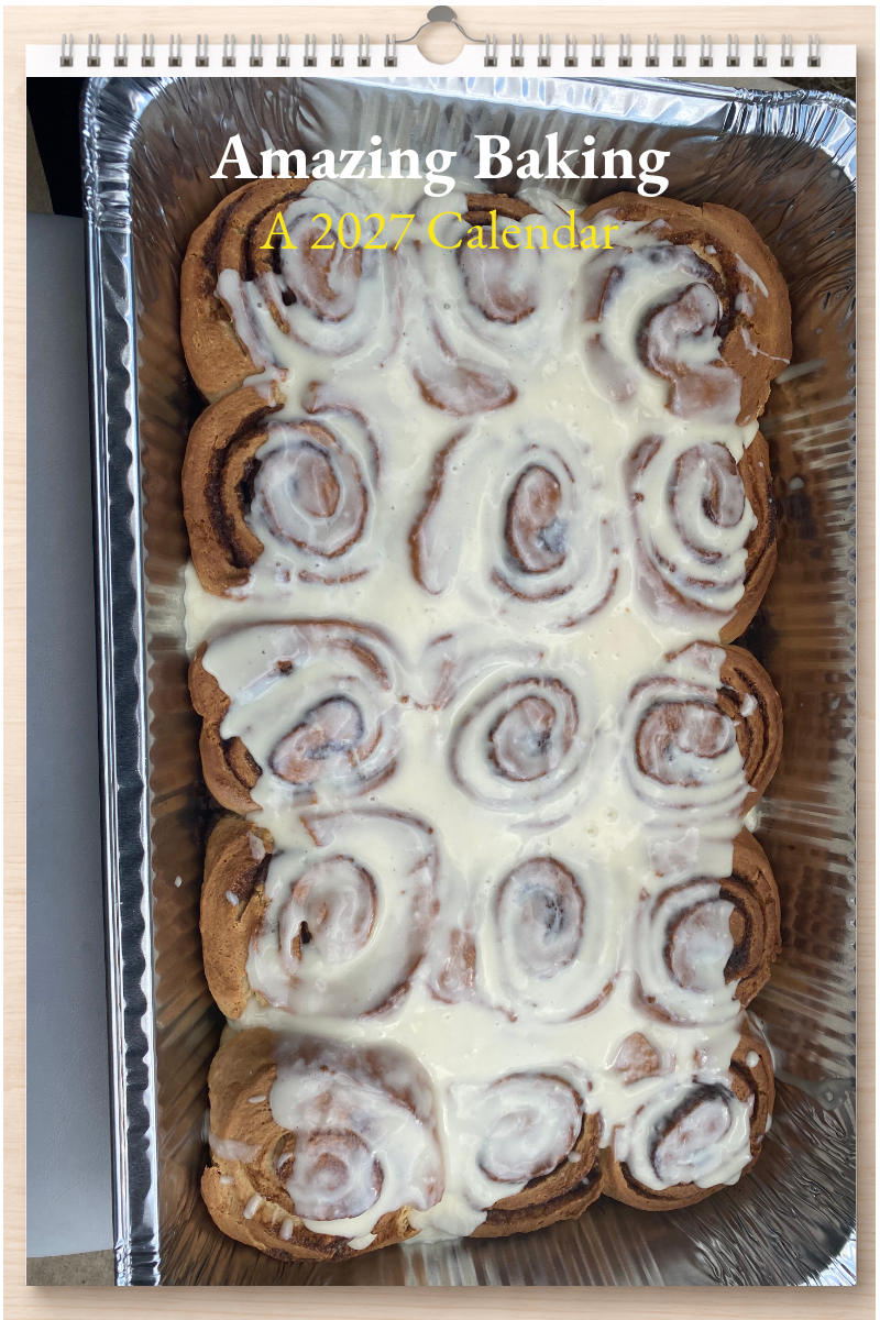 Amazing Baking: A 2027 Calendar