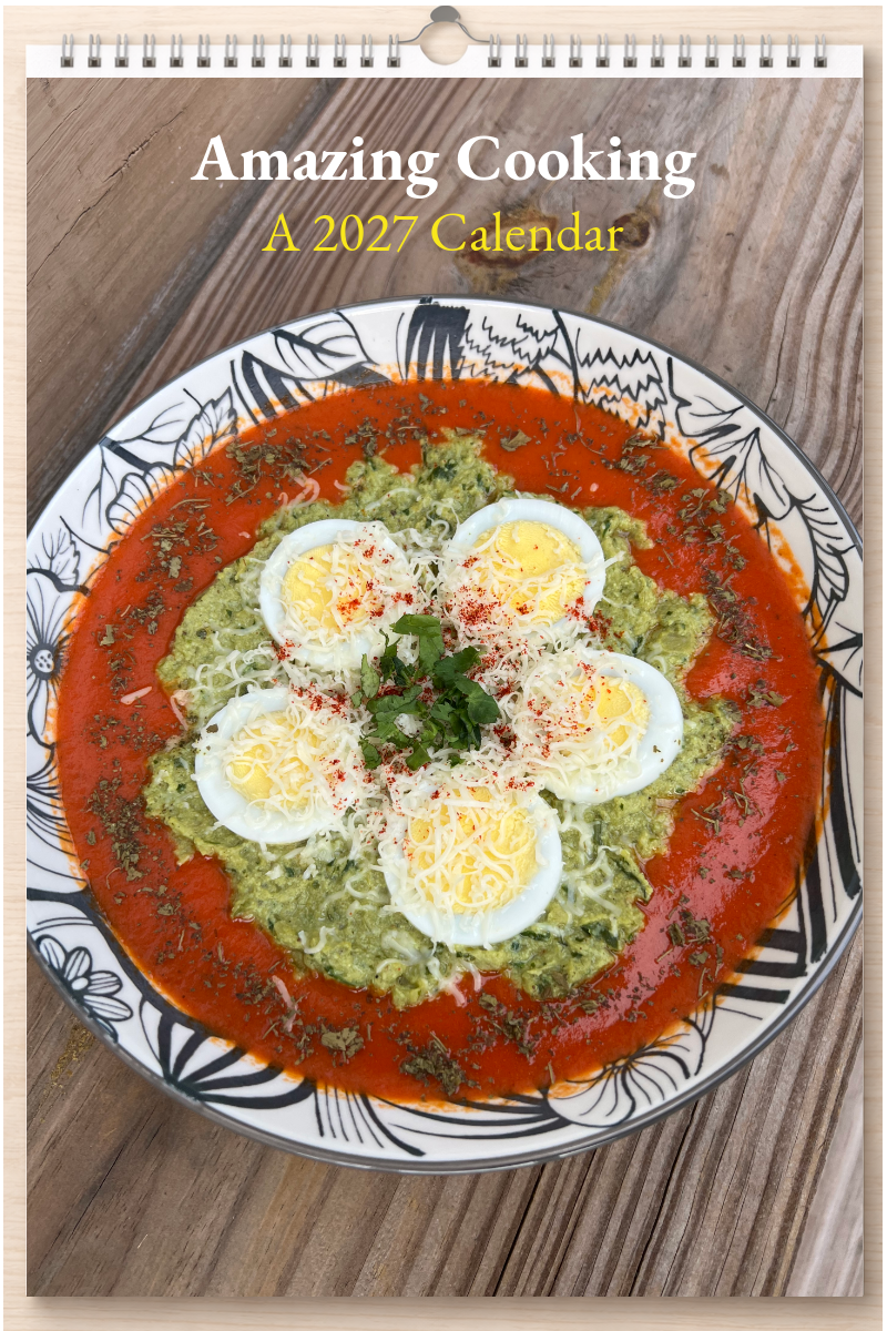 Amazing Cooking: A 2027 Calendar