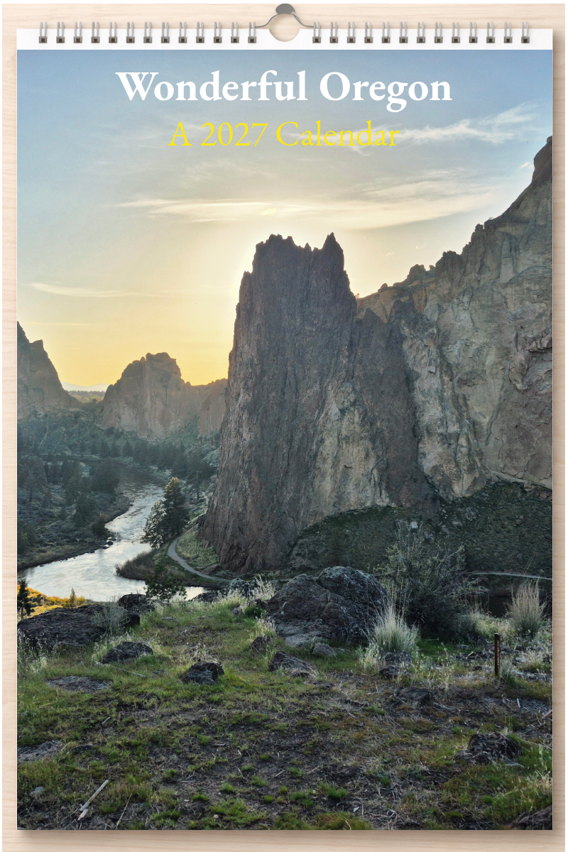 Wonderful Oregon: A 2027 Calendar
