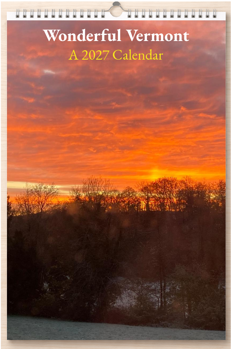 Wonderful Vermont: A 2027 Calendar