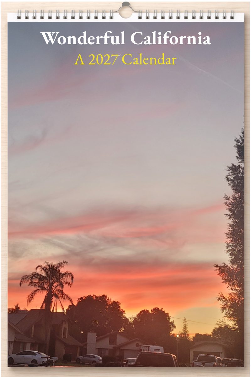 Wonderful California: A 2027 Calendar