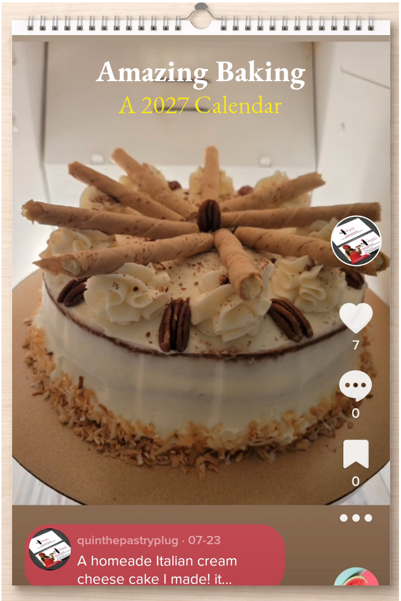 Amazing Baking: A 2027 Calendar