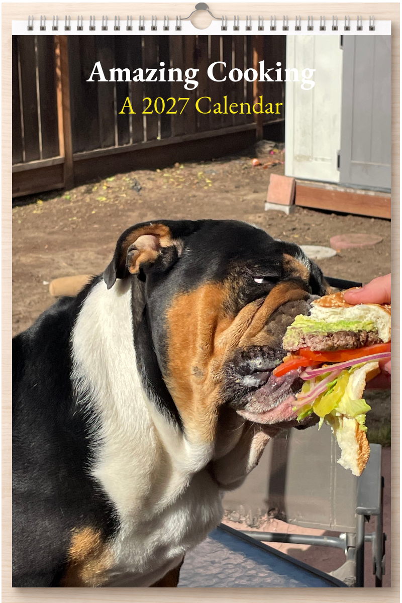 Amazing Cooking: A 2027 Calendar