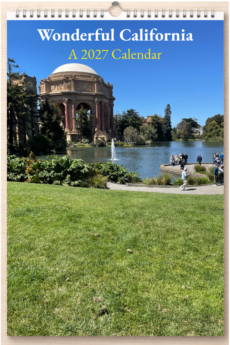 Wonderful California: A 2027 Calendar