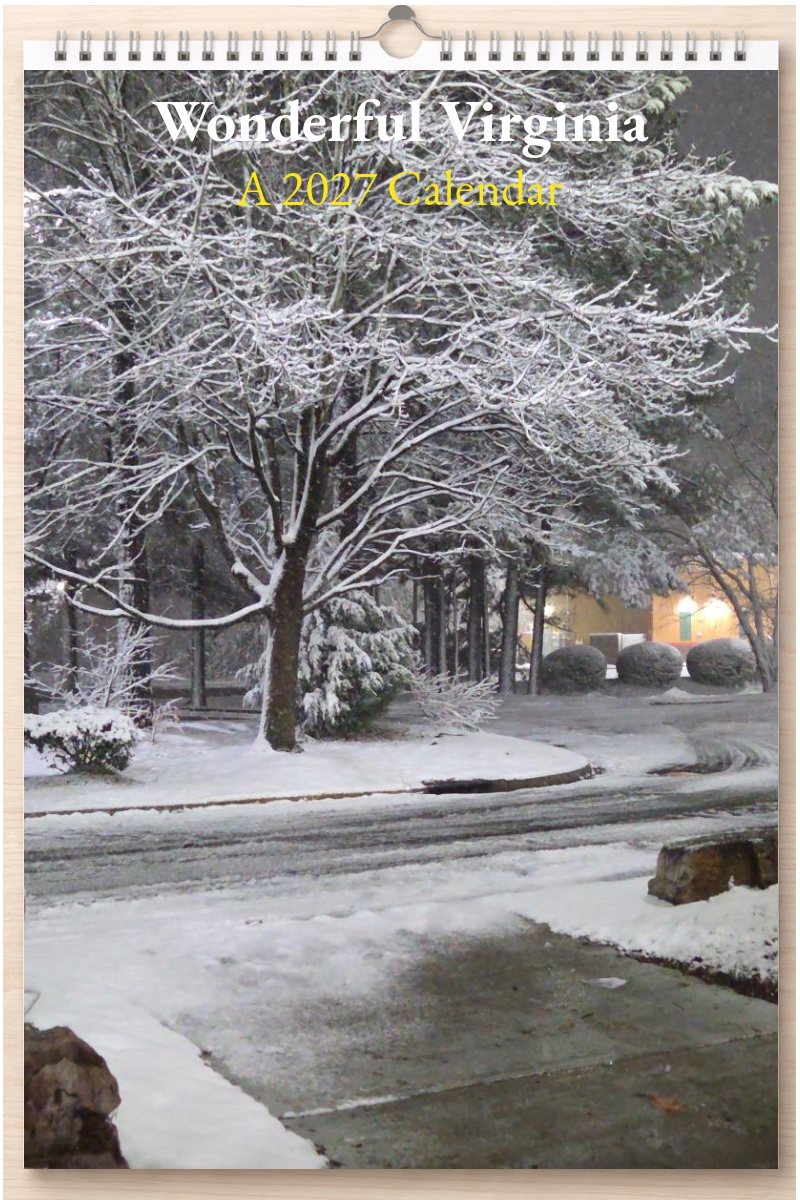 Wonderful Virginia: A 2027 Calendar