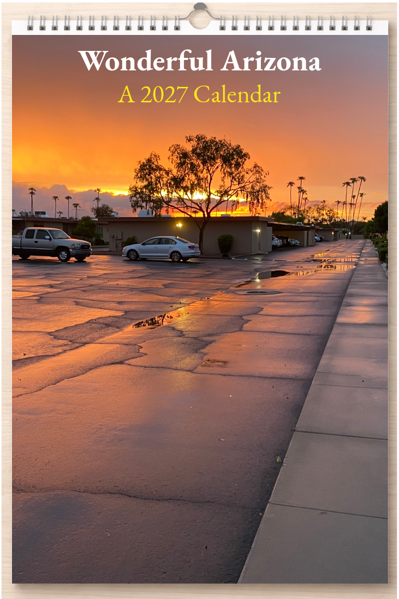 Wonderful Arizona: A 2027 Calendar
