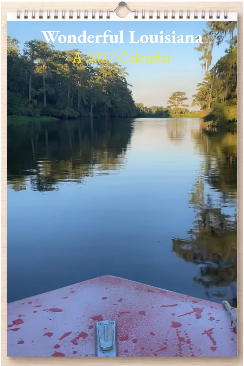 Wonderful Louisiana: A 2027 Calendar