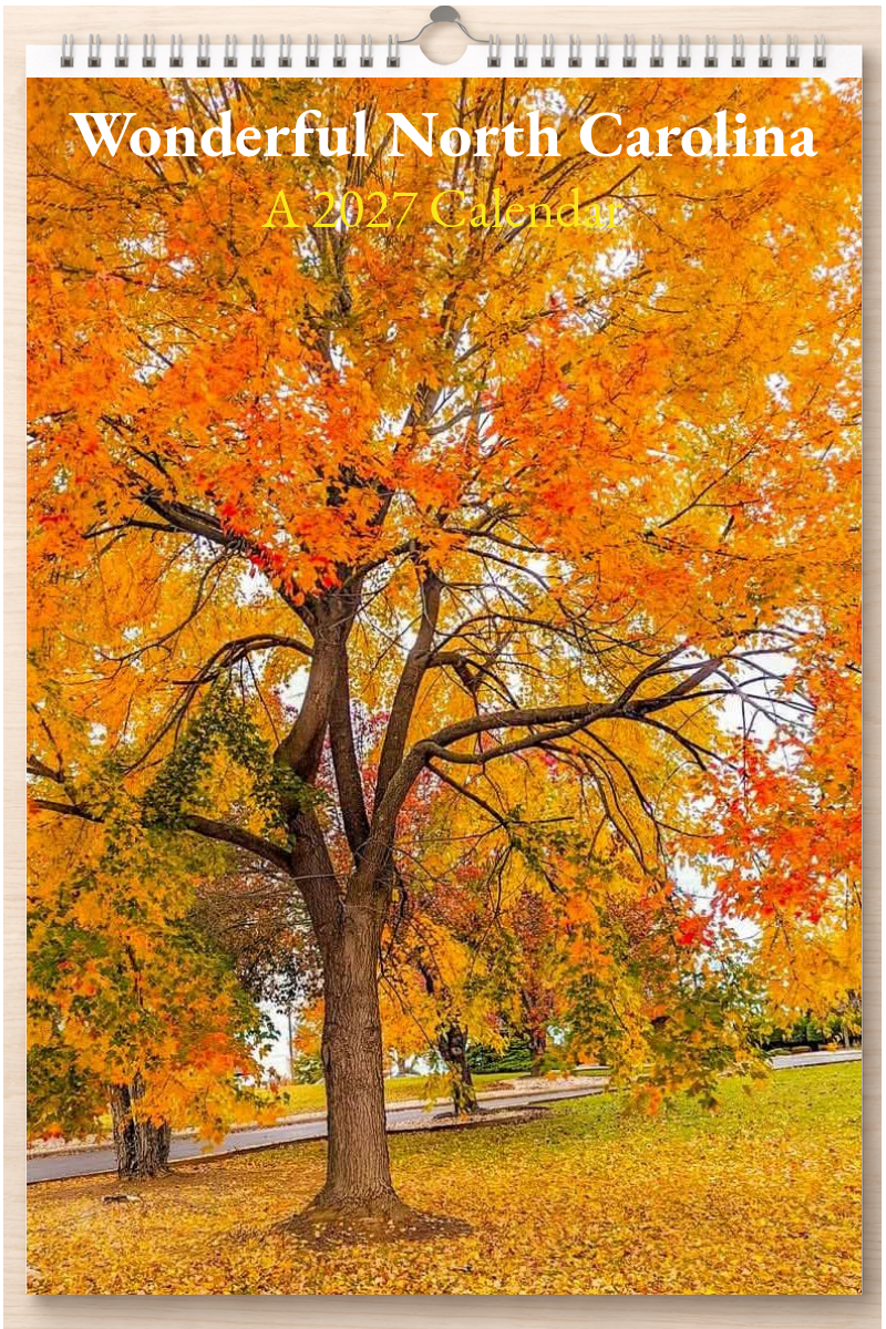 Wonderful North Carolina: A 2027 Calendar