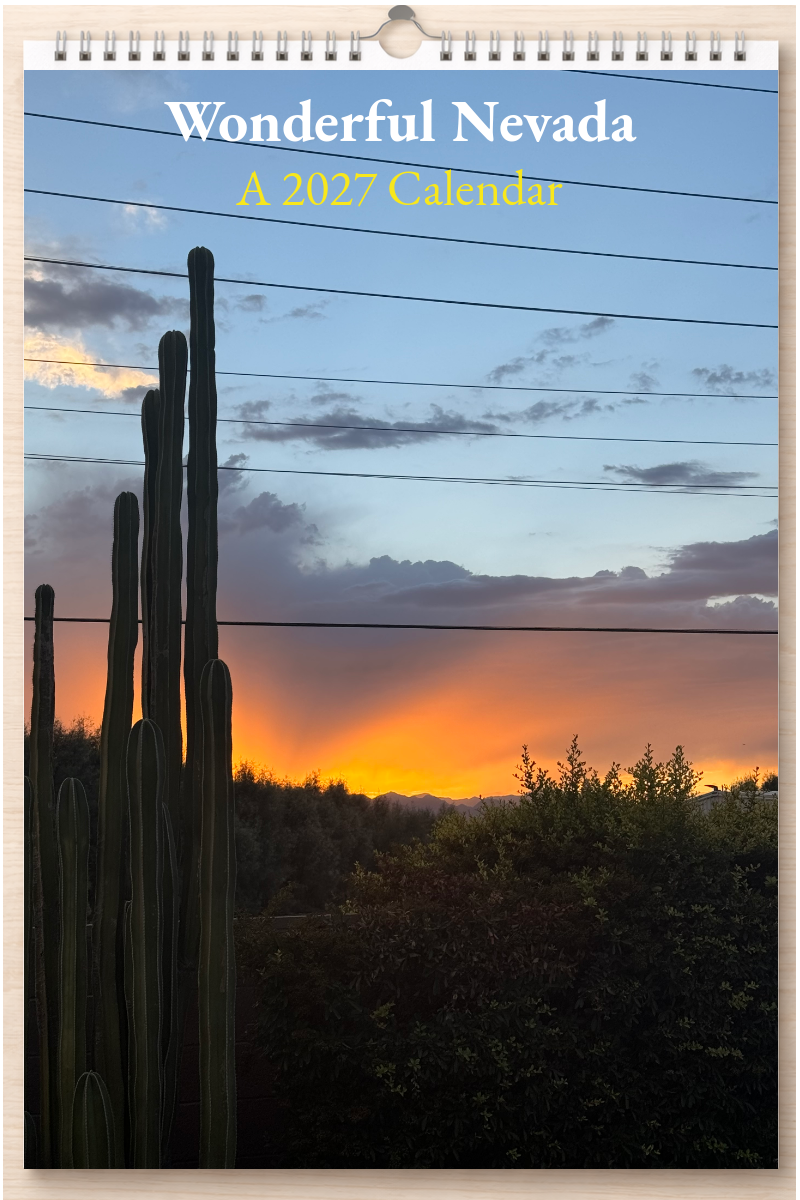 Wonderful Nevada: A 2027 Calendar
