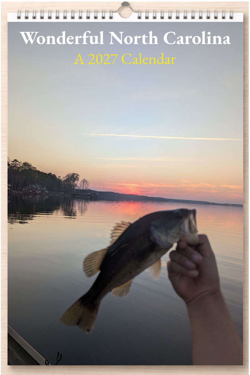 Wonderful North Carolina: A 2027 Calendar