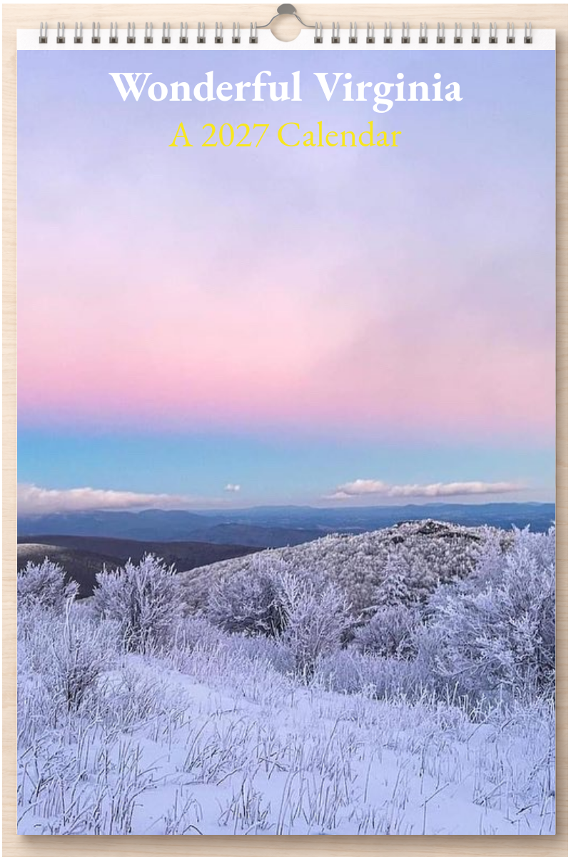 Wonderful Virginia: A 2027 Calendar