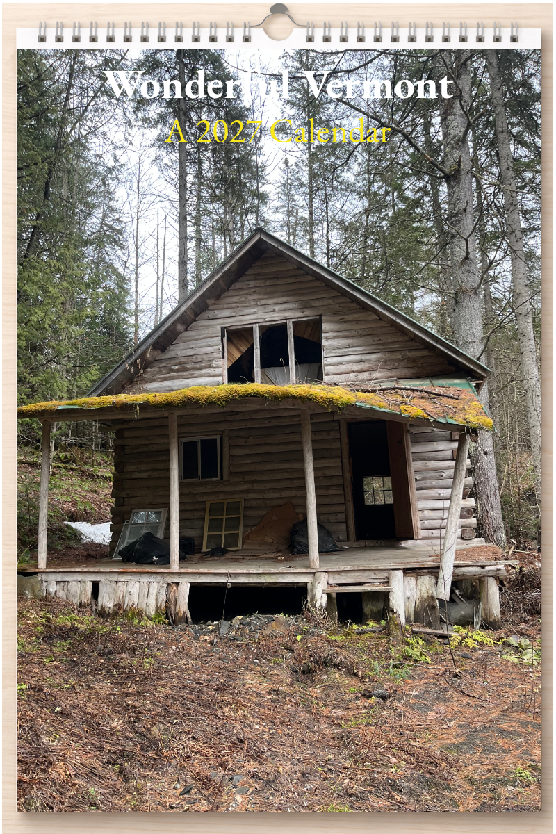 Wonderful Vermont: A 2027 Calendar