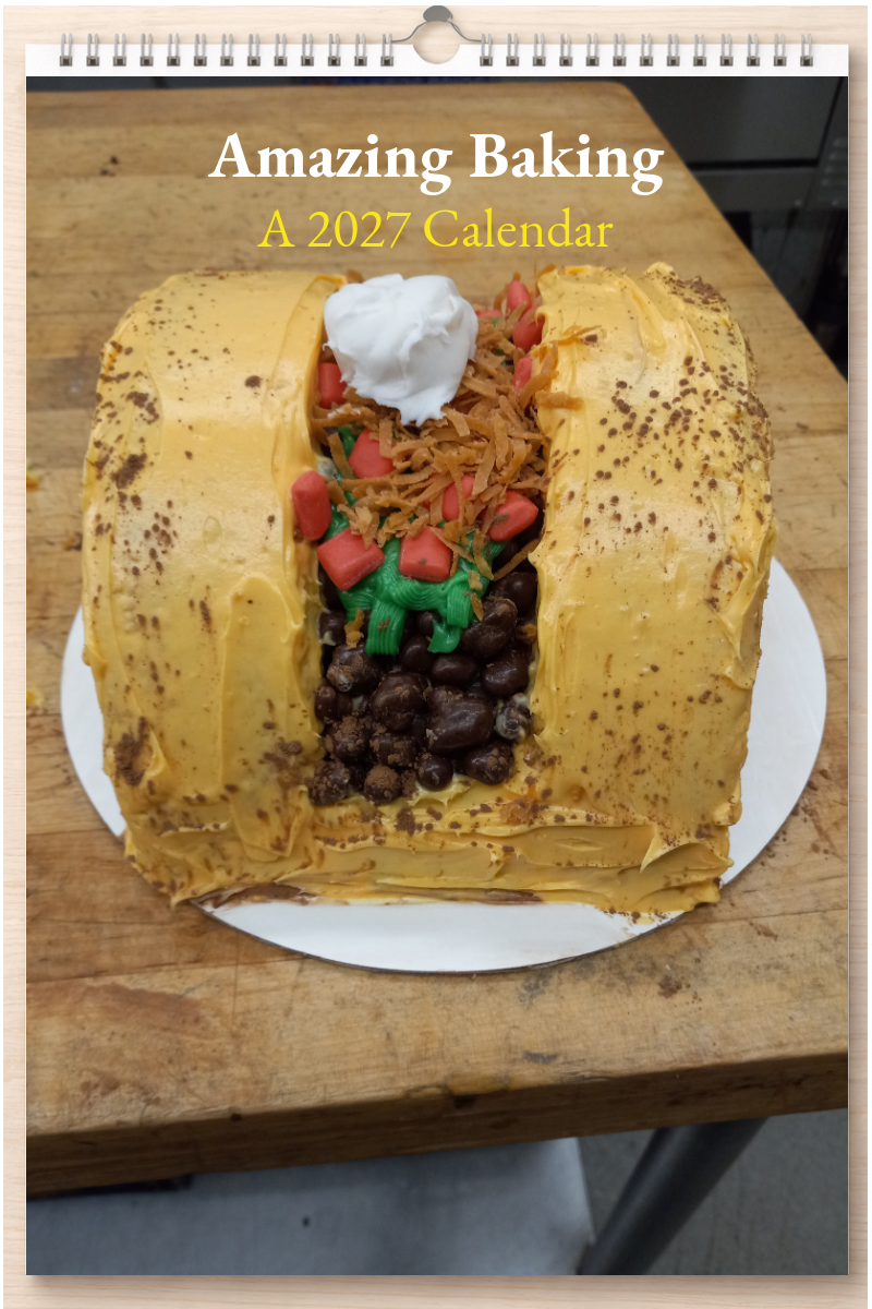 Amazing Baking: A 2027 Calendar