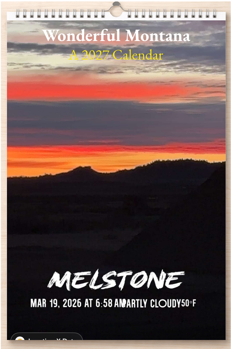 Wonderful Montana: A 2027 Calendar