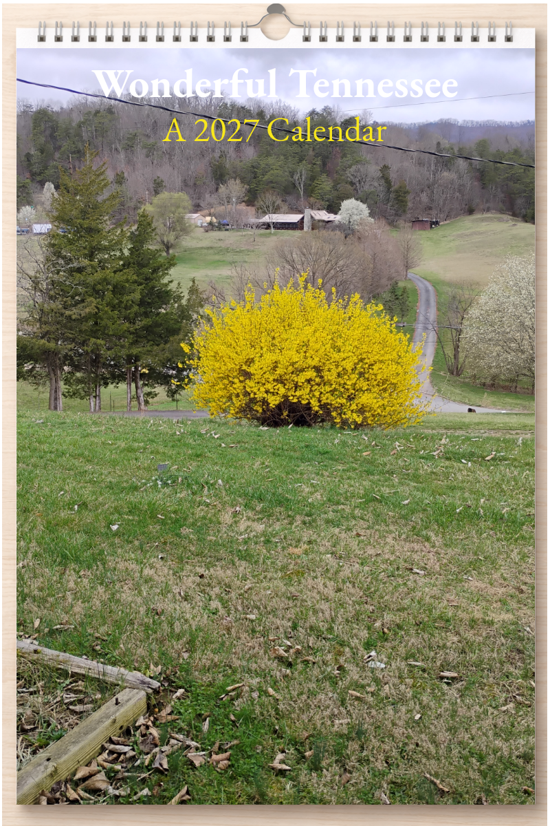 Wonderful Tennessee: A 2027 Calendar