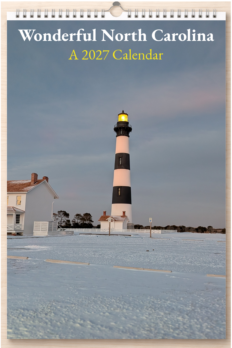 Wonderful North Carolina: A 2027 Calendar