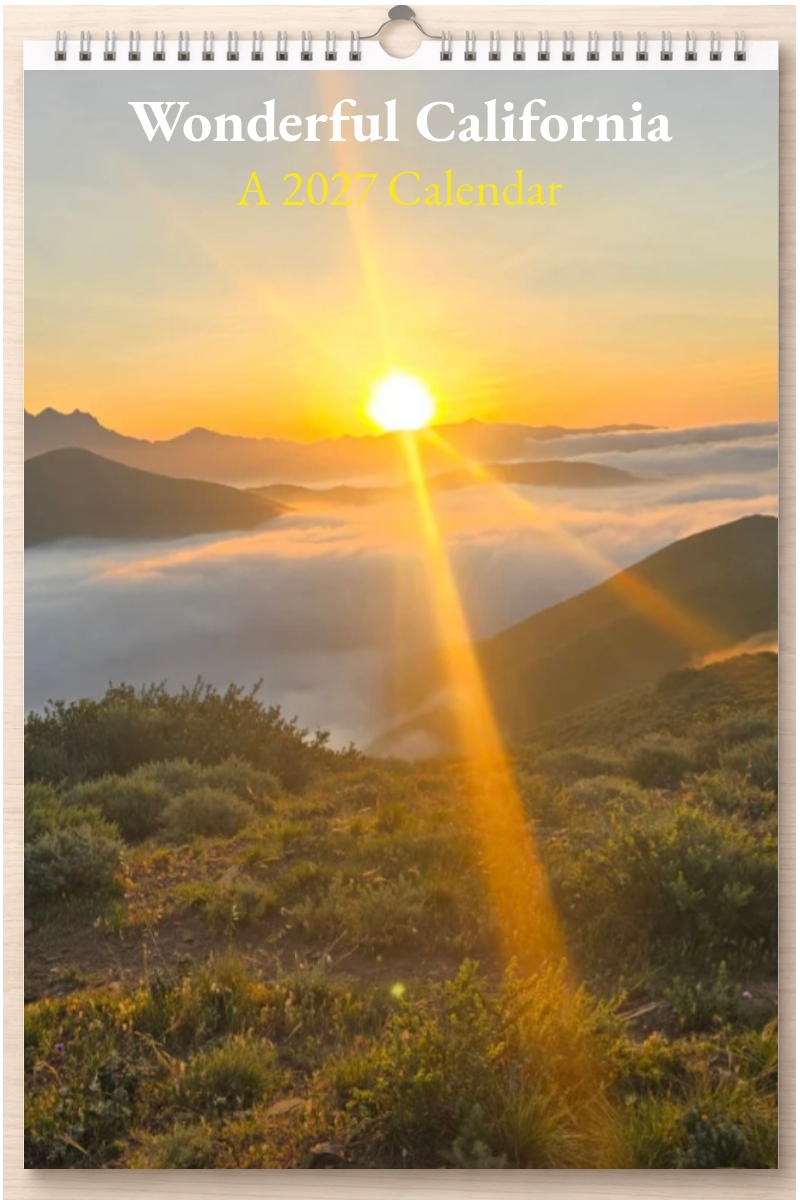 Wonderful California: A 2027 Calendar