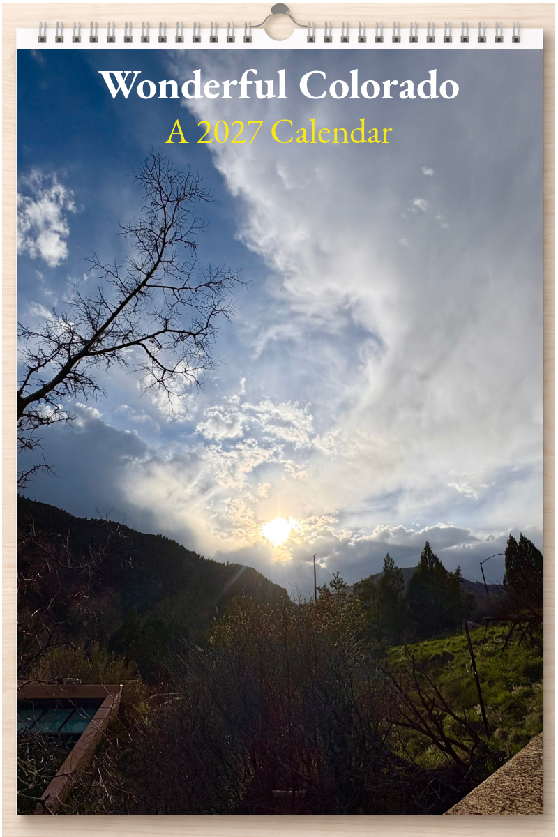 Wonderful Colorado: A 2027 Calendar