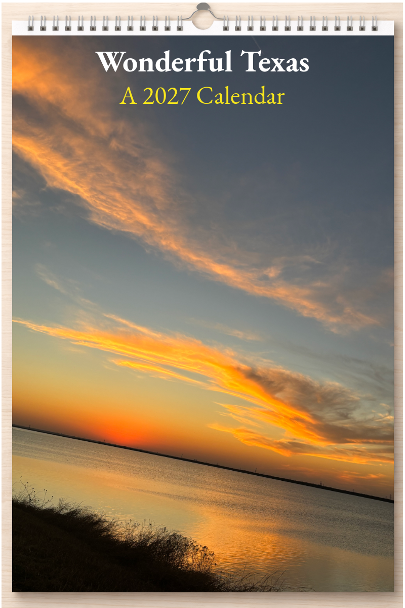 Wonderful Texas: A 2027 Calendar