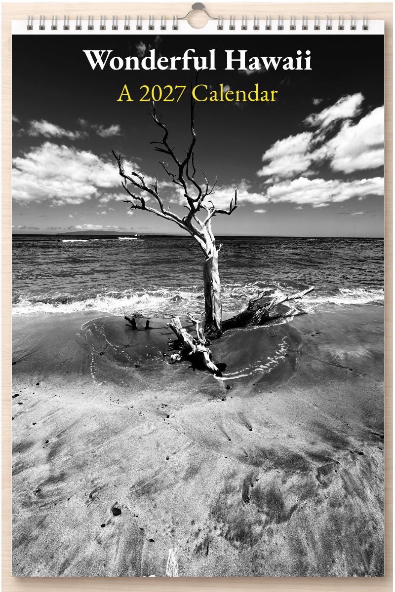 Wonderful Hawaii: A 2027 Calendar