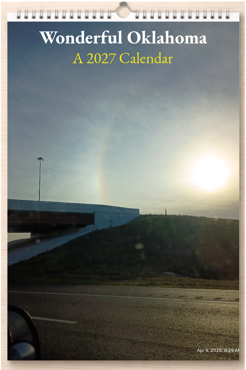 Wonderful Oklahoma: A 2027 Calendar