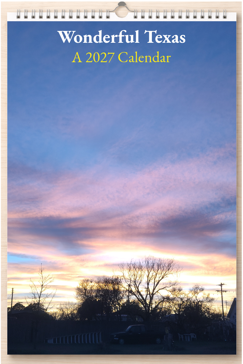 Wonderful Texas: A 2027 Calendar