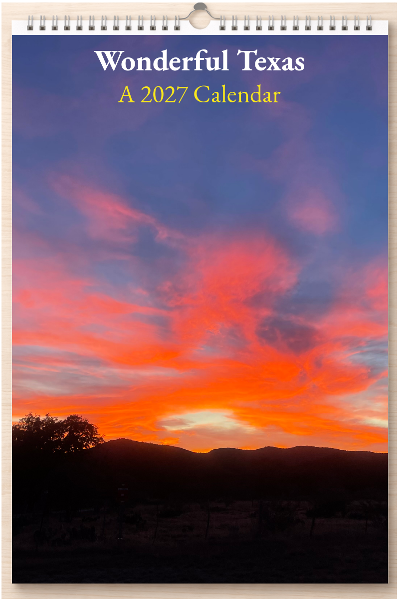 Wonderful Texas: A 2027 Calendar
