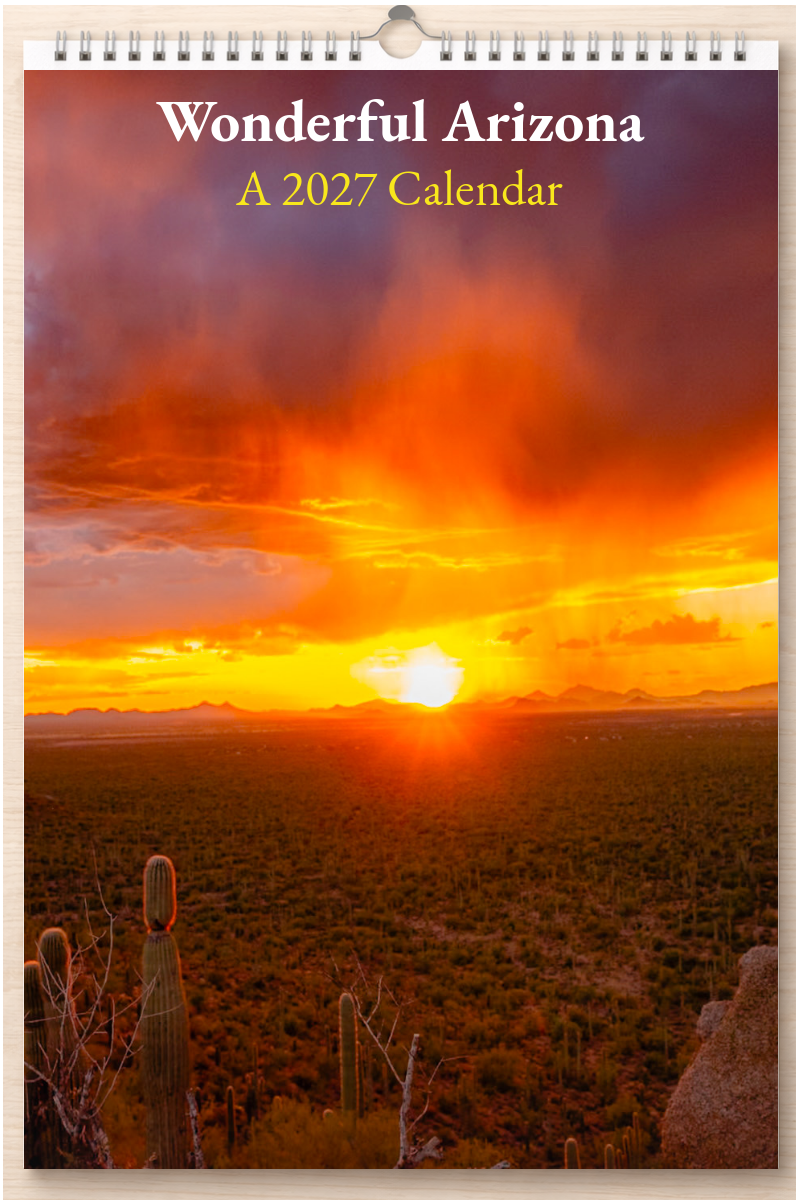 Wonderful Arizona: A 2027 Calendar