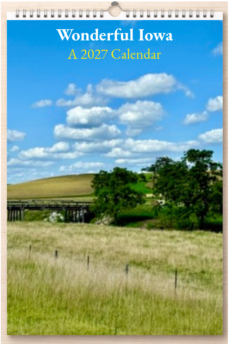 Wonderful Iowa: A 2027 Calendar