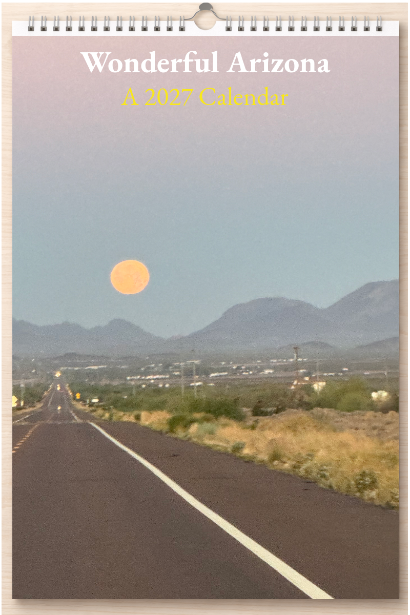 Wonderful Arizona: A 2027 Calendar