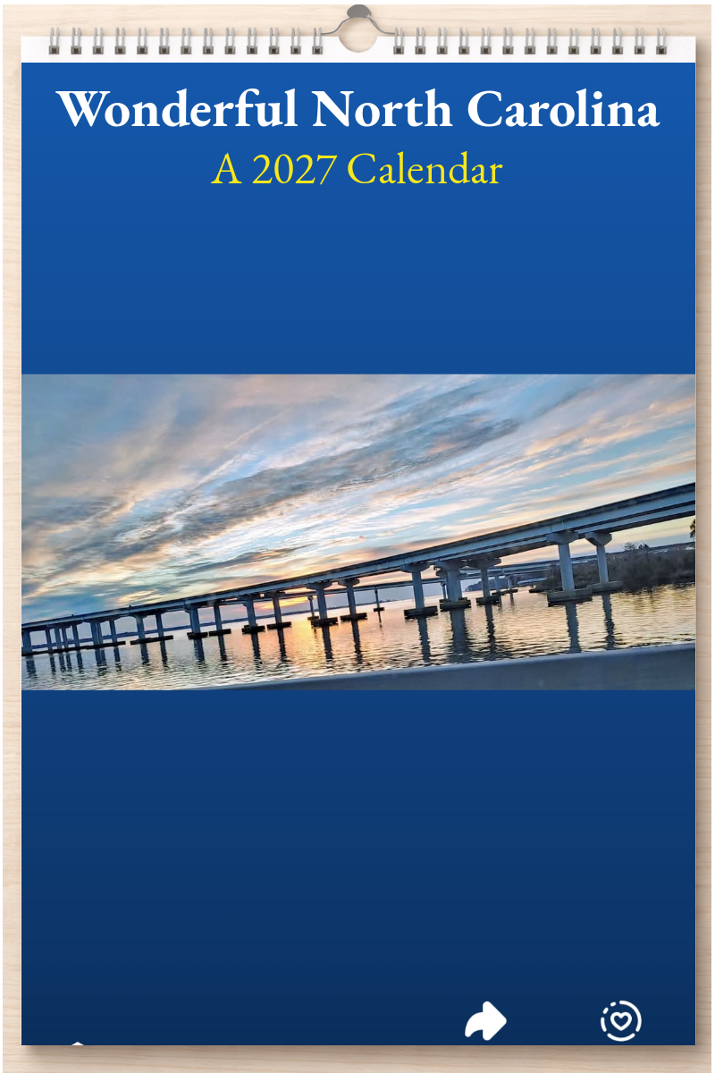 Wonderful North Carolina: A 2027 Calendar
