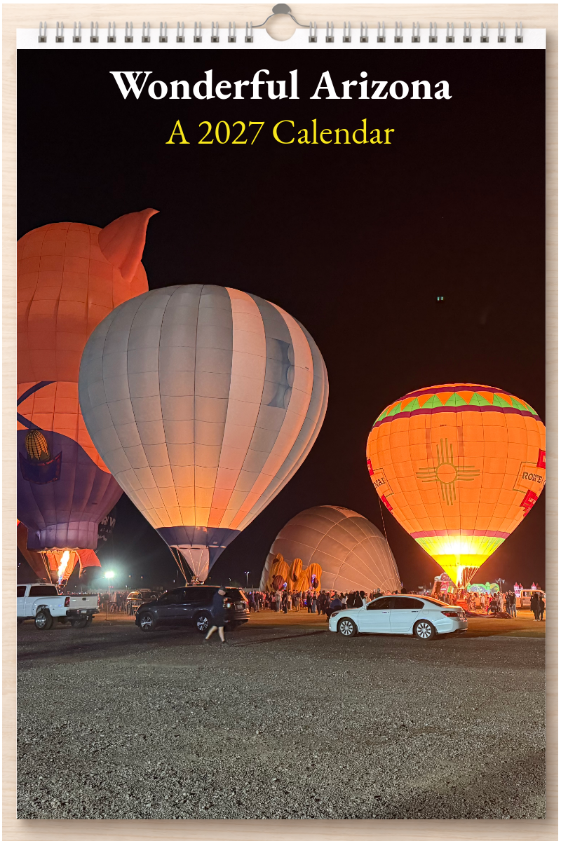 Wonderful Arizona: A 2027 Calendar