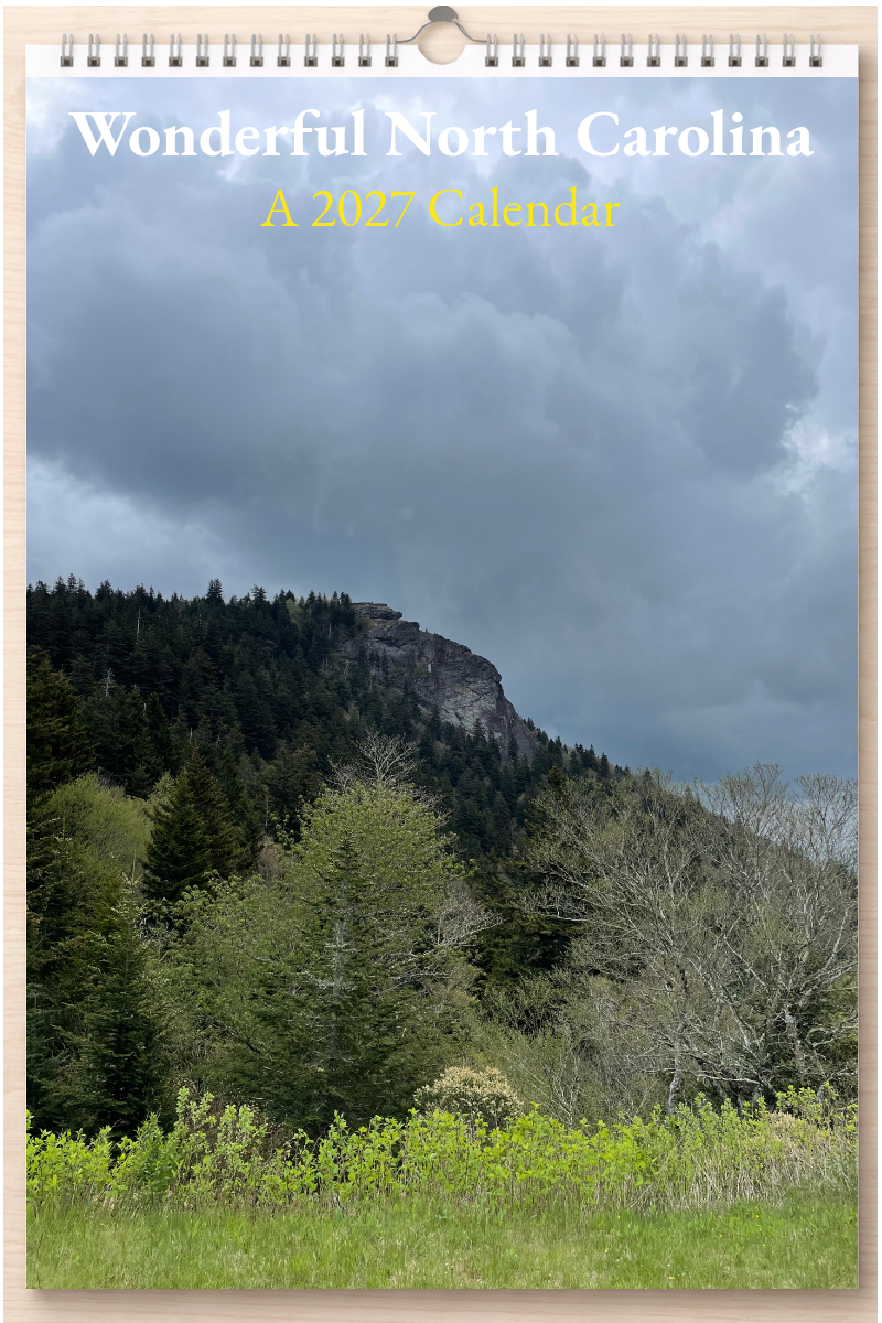 Wonderful North Carolina: A 2027 Calendar